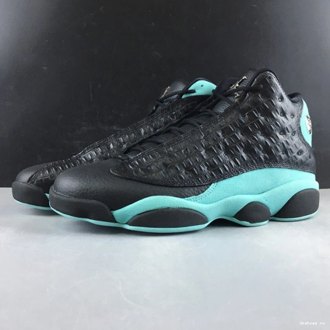 BLACK GREEN ISLAND RETRO 13 AIR 414571-030 JORDAN 0805